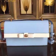 AAA Gucci Japan Limited Leather Shoulder Bag 432680 Blue VS06078