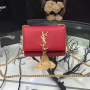 AAA Saint Laurent Small Kate Monogram Tassel Smooth Leather Shoulder Bag Red Y121260 VS03271