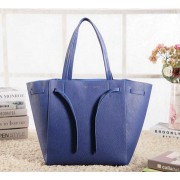 AAAAA Celine Medium Cabas Phantom Bag Grainy Leather C3348 Royal VS07835