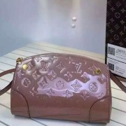 AAAAA Knockoff Louis Vuitton Monogram Vernis Santa Monica Clutch Antique Rose M50410 VS02495