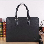 AAAAA Louis Vuitton Taiga Leather Briefcase M80118 Black VS04079