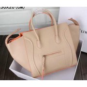 Best Celine Luggage Phantom Bag Smooth Leather Ci3341 Light Apricot VS05886