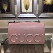 Best Gucci XL Leather Mini Bag Pink 421850 VS05403