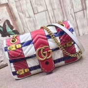 Best Imitation Gucci GG Marmont Trompe l'oeil Shoulder Bag 443497 VS08491
