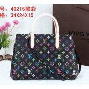 Best Louis Vuitton Monogram Multicolore Marly Tote Bag M40236 Black VS04480
