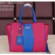 Best Prada Original Grainy Leather Tote Bag BN8095 Rose VS09800