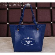 Best Prada Smooth Leather Shoulder Bag PR68671 Royal VS04426