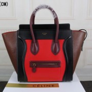 Best Quality Celine Luggage Mini Tote Bag Original Leather CLY33081L Red VS02009