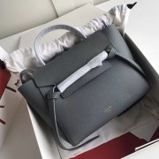 Best Quality Fake Celine Grained Calfskin Belt Bag Dark Grey C010704 VS04040