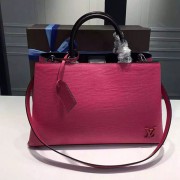 Best Quality Imitation Louis Vuitton Epi Leather Kleber MM Hot Pink M51323 VS07526