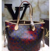 Best Quality Imitation Louis Vuitton Monogram Jungle Neverfull MM Bag M40996 Palm Sugar Pin VS05664
