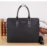Best Quality Replica Prada Saffiano Leather Briefcase P88931 Black VS02049