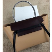 Celine Belt Bag Original Calfskin Leather CLT98312M Apricot&Maroon VS03309