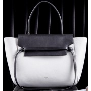 Celine Belt Bag Original Leather CL3345M White&Black VS01309