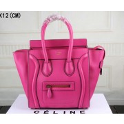 Celine Luggage Micro Boston Bag Original Leather CT33081 Rose VS01931