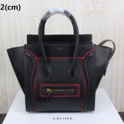 Celine Luggage Micro Tote Bag Original Leather CLY33081M Black VS06667