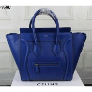Celine Luggage Mini Tote Bag Grainy Leather Ci3308 Royal VS08707