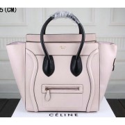 Celine Luggage Mini Tote Bag Original Leather Ci3308 Light Pink VS00543