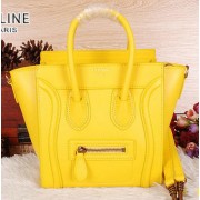 Celine Luggage Nano Bag Ferrari Leather CL3308S Lemon VS02046