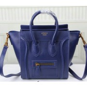 Celine Luggage Nano Bag Original Leather C3308S Royal VS02858