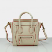 Celine Luggage Nano Bag Original Leather CL88029 Beige VS02958