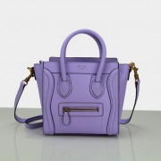 Celine Luggage Nano Bag Original Leather CL88029 Lavender VS05391