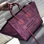 Celine Luggage Phantom Bag Burgundy Original Leather CL112520 VS04290