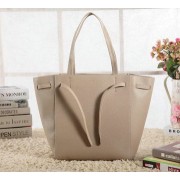 Celine Medium Cabas Phantom Bag Grainy Leather C3348 Khaki VS07107