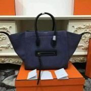 Celine Medium Luggage Phantom Handbag In Navy Canvas CT169952 VS00158