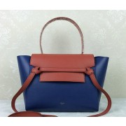 Celine mini Belt Bag Original Leather C98311 Royal&Maroon VS04191