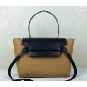Celine mini Belt Bag Original Leather C98311 Wheat&Black VS05481