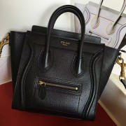 Celine Nano Luggage Original Leather Black CL180910 VS00356