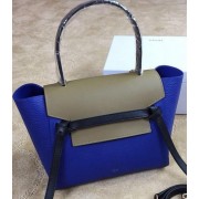 Celine Small Belt Bag Original Leather CLT98311S Blue&Khaki VS00434