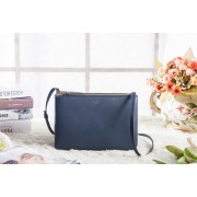 Celine Small Trio Crossbody Bag 3001 in Dark Blue Original Calfskin Leather VS04458