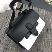 Celine Symmetrical Bag in Black&White Calfskin C8803 VS02290