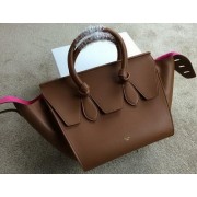 Celine Tie Nano Top Handle Bag Smooth Leather 98313 Wheat VS05708