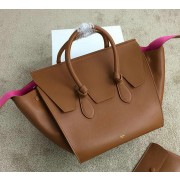 Celine Tie Top Handle Bag Original Leather 98314 Wheat VS04894