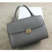 Celine Top Handle Bag Original Leather C20135L Grey VS09152