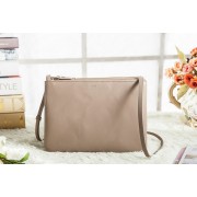 Celine Trio Crossbody Messenger Bag 3000 in Light Khaki Original Calfskin Leather VS09060