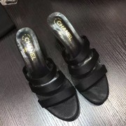 Chanel Silk Slide Black C080202 VS08884