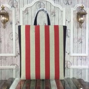 Cheap Celine Cabas CCEUR Bag Canvas Lambskin 11072 Red VS04072