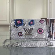 Cheap Louis Vuitton Fall Winter 2015 TWIST Chain Purse M61490 Grey VS02311
