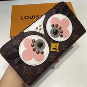 Cheap Louis Vuitton Monogram Canvas Lovely Bird Zippy Wallet White M62413 VS06968
