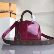 Cheap Louis Vuitton Patent Leather Alma BB Purple M54785 VS08585