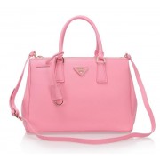 Cheap Prada 33CM Saffiano Leather Tote Bag BN2274 Pink VS07398