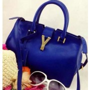 Cheap Yves Saint Laurent Small Cabas Chyc Bag Y3011 Royal VS09362