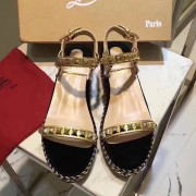 Christian Louboutin Calfskin Sandal Black CL001 VS05672