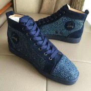 Christian Louboutin Louis Strass Flat Blue CL1250 VS06011