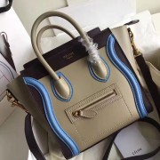 Copy Celine Nano Luggage Apricot Original Leather CL112510 VS07109