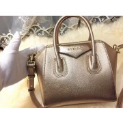 Copy Givenchy mini Antigona Bag Goat Leather G1900 Gold VS09848